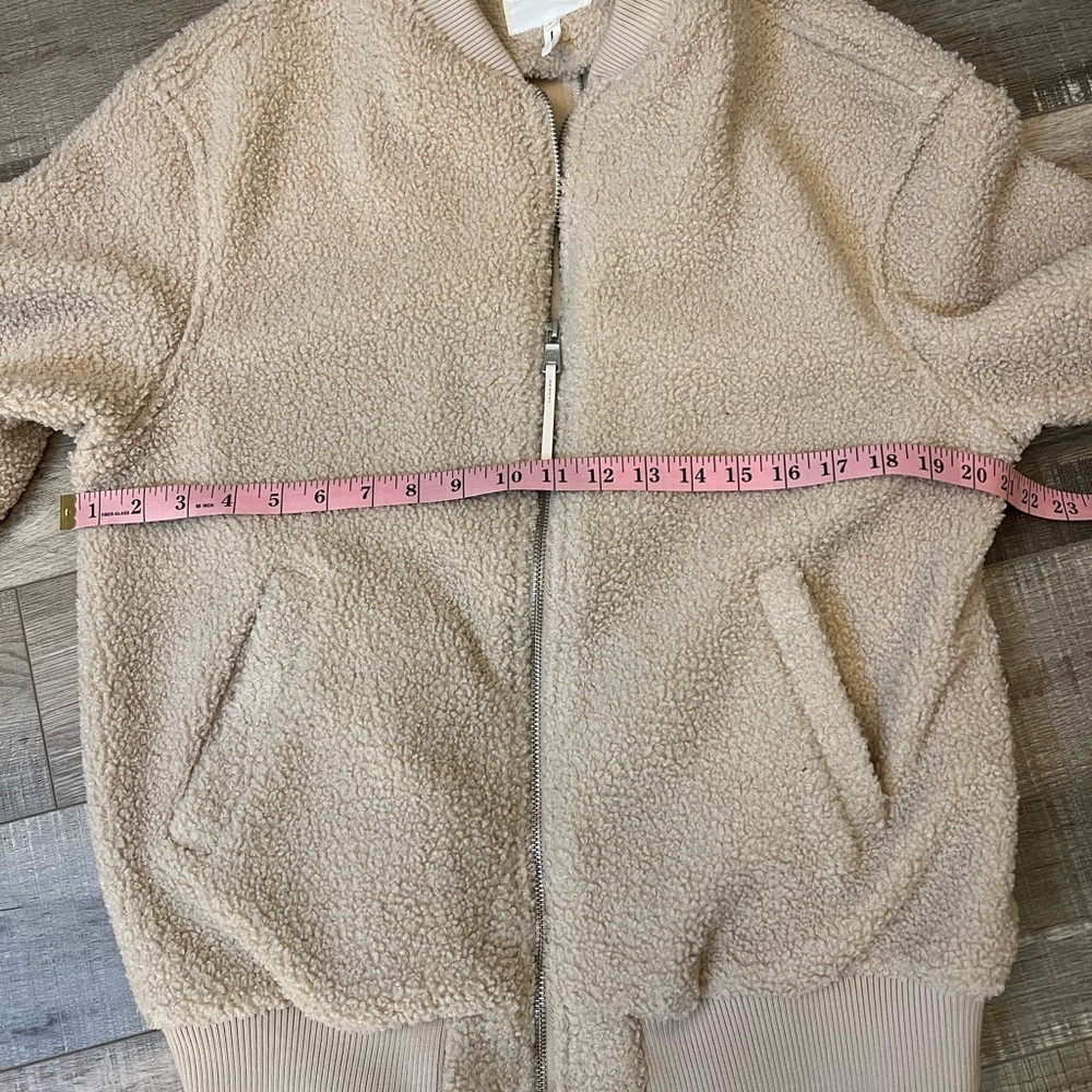 Beautiful Avec Les Filles Cream faux Sherpa Jacket - Picture 5 of 8
